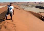 The dunes at Sossusvlei in Namibia